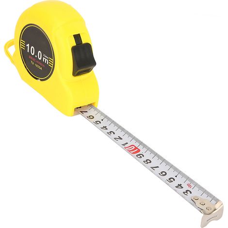Ruban à mesurer 10 m en acier au carbone, règle flexible rétractable, outil de mesure pour menuiserie (1/5)