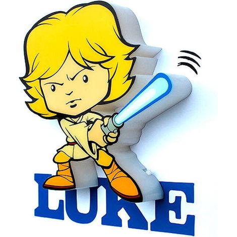 Mini lampe Star Wars 3D Light FX - Design Luke Skywalker