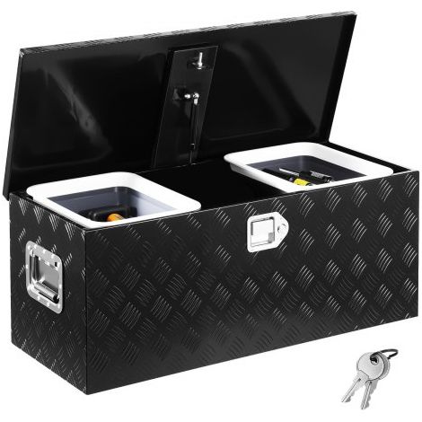 Boîte à outils pour camion en alu 899 x 370 x 370 mm (1/5)
