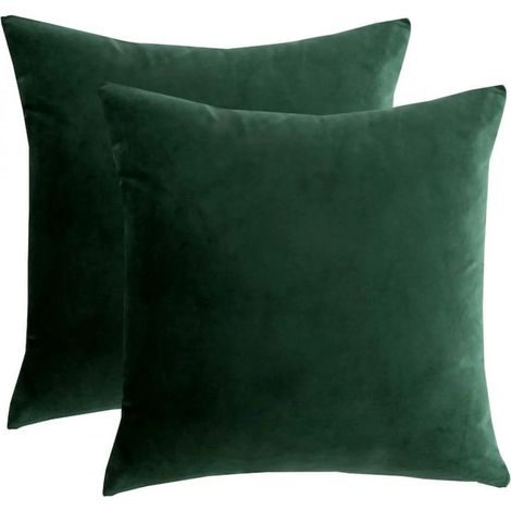 Taie D Oreiller - 40x40 Cm - Fermeture Zip - Pour Canape Et Chambre A Coucher - Lot De 2