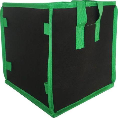 Pots de Plantation avec poignée Sacs de Culture en gallons, Pots Plantes en Tissu, 10 Sacs Plantation carrés avec seaux à poignée Robuste pour la Transplantation (1/5)