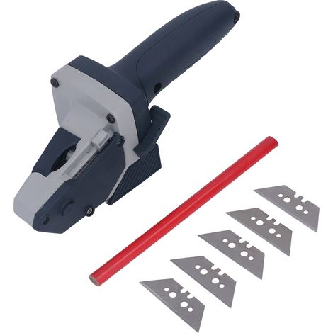 Gipskartonschneider mit Maßband, tragbares Werkzeug zum Schneiden von Pappe und Holz (1/5)