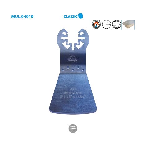 Leman - Spatule flexible acier carbone 52x45 mm SK7 - 4010.01 (1/2)