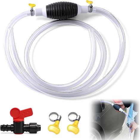 Le Tuyau 3M Pompe Manuelle Siphon Transfert Voiture portative,Universelle Pump,pour solvant d'essence d'aqueduc Liquide Carburant Diesel d'essence (1/5)