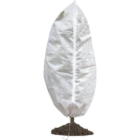 Voile de protection pour plantes - Voile d'hiver - Voile de protection contre le gel - Tissu non-tissé - Fermeture éclair - Protection des plantes - Voile de protection Hiver Arbre/Plante - Protecteur (1/5)