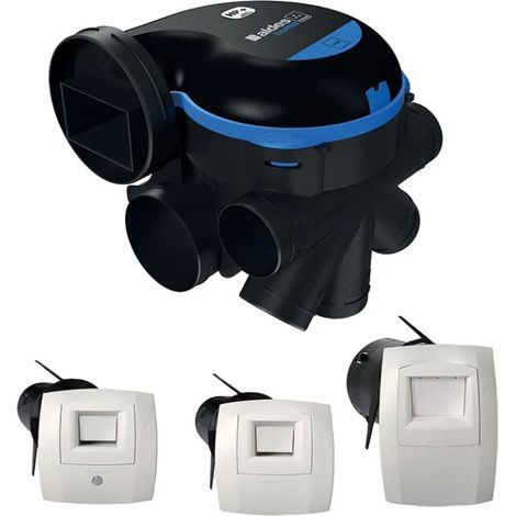 Aldes – Kit VMC simple flux hygroréglable 287 m³/h – 7 sanitaires max – 51 dB(A) – Moteur EC basse consommation – 11033034
