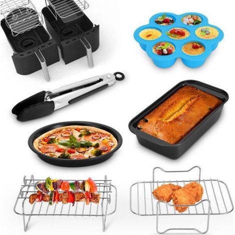 Accessoires Friteuse à Air - Ninja - AF300UK AF400UK - 6 pièces - Acier inoxydable - Compatible lave-vaisselle (1/5)