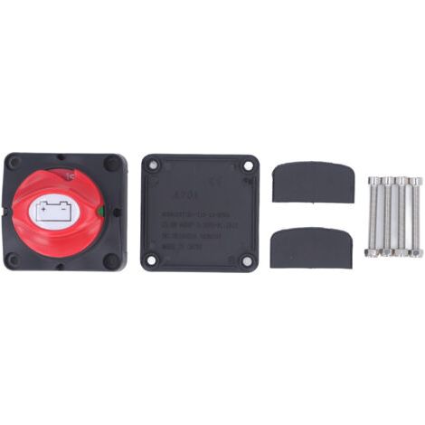 Interrupteur de déconnexion de batterie, bouton rotatif fermé, isolateur d'arrêt électrique, DC48-60V (1/5)