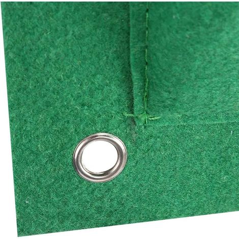 Jardinière murale suspendue verticale, écologique, avec 9 poches, 50 x cm, en tissu non tissé (1/4)