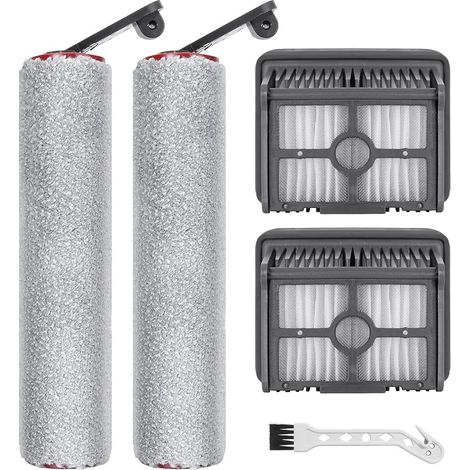 Spazzola a rullo e filtro HEPA per aspirapolvere Dreame, Mova M10: accessori inclusi. Il kit comprende 2 spazzole a rullo, 2 filtri HEPA e 1 spazzola per la pulizia. (1/5)