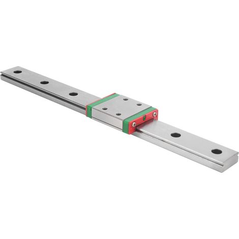 Coulisse linéaire à rail élargi, bloc coulissant en acier inoxydable, plateau mobile, accessoire MGW9C‑200‑1R (1/5)