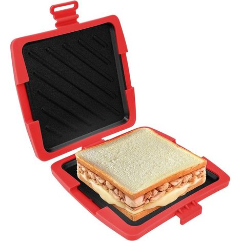 Sandwichera inalámbrica de silicona para microondas y horno – Tostadora antiadherente (1/5)