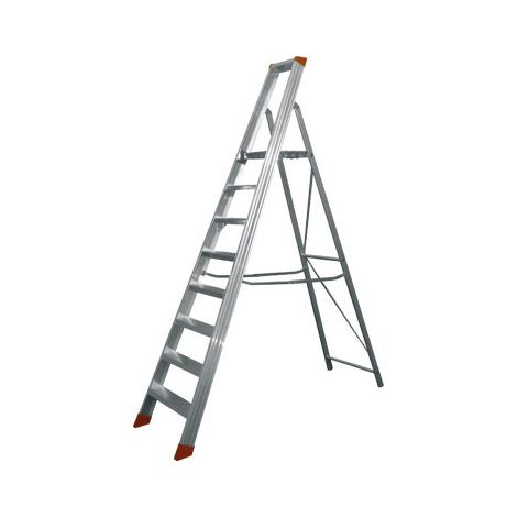 SCALA ALLUMINIO STEP UP PROFILO A U 10 GRADINI