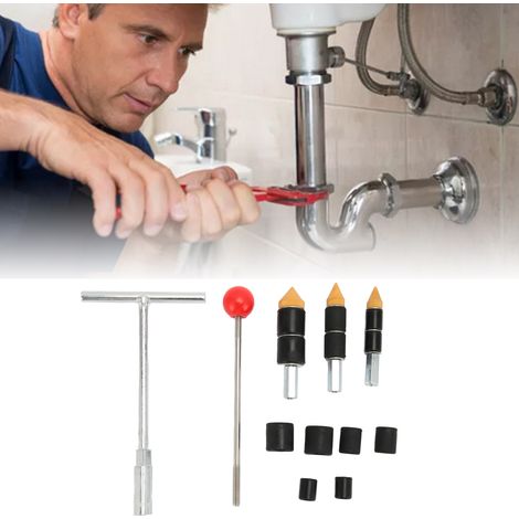 [Tapón termo para soldar] + [Universal] + [Válvula de cierre] + [3 tamaños] Válvula termo fabricada en acero inoxidable, juego de 3 con anillos de goma para reparación rápida de tuberías de PPR (1, 1/ (1/5)