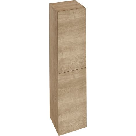 Columna de Baño Suspendida 2 Puertas con Apertura Push y Cierre Amortiguado  140 x 34,9 x 31,9cm Roble natural (1/5)