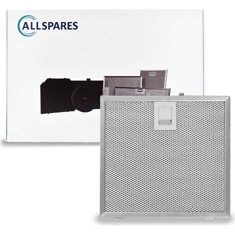 Filtro metálico AllSpares para campanas extractoras compatible con Falmec 101080134 (190x204x9,5mm) (1/3)