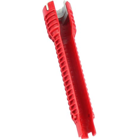 Outil d'installation de robinetterie multifonction antidérapant en plastique technique, extra long, outil de plomberie pour robinetterie et évier (1/5)