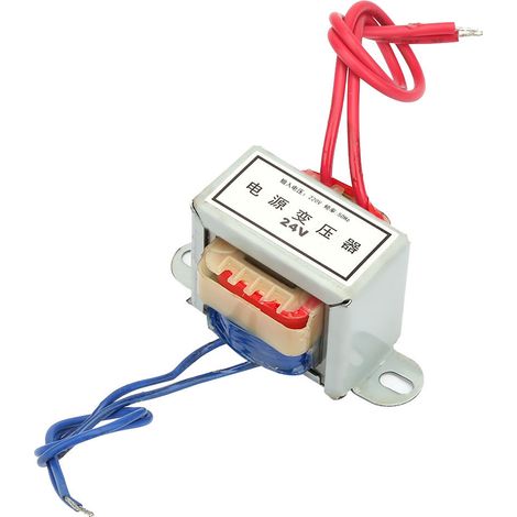 Tension de sortie CA 12 V/24 V, puissance d'entrée 5 W, transformateur d'alimentation simple 220 V 50 Hz (24 V) (1/5)