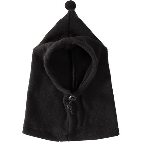 1 Snood Chien,Cache Oreille Chaud,Ajustable,Polaire,Noir,Promenades Extérieures