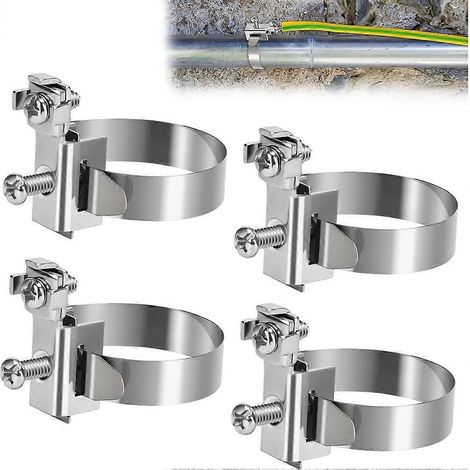 Collier de mise à la terre (4 pièces, 8-52 mm) pour distributeur et fixation de câbles (1/5)