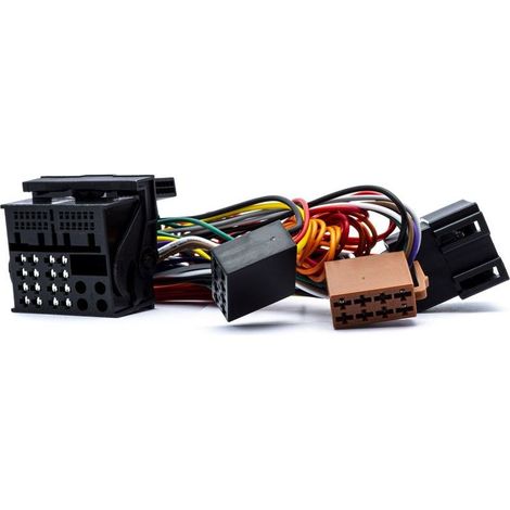 Quadlock-auf-ISO-Anschlussadapter für Mercedes- und Opel-Autoradios – Audio- und Stromübertragung – Einfache 2-Schritt-Installation (1/5)
