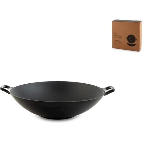 Wok 30 cm mit 2 Griffen, Modell GHS/SM (1/3)