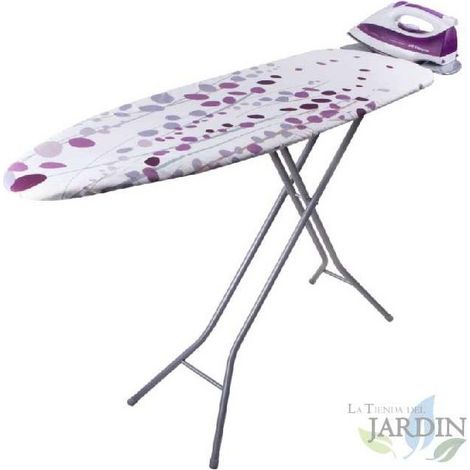 Orbegozo Bügeltisch. Grillrost aus Stahl. Höhenverstellbar bis 92 cm. Misst 114 x 36 cm.