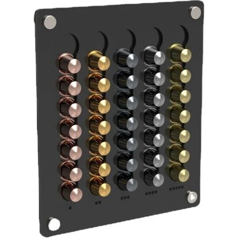 Organisateur de capsules de café en acrylique transparent, pour plan de travail de cuisine, bar à café, bureau ou hôtel.-AquaForge (1/5)
