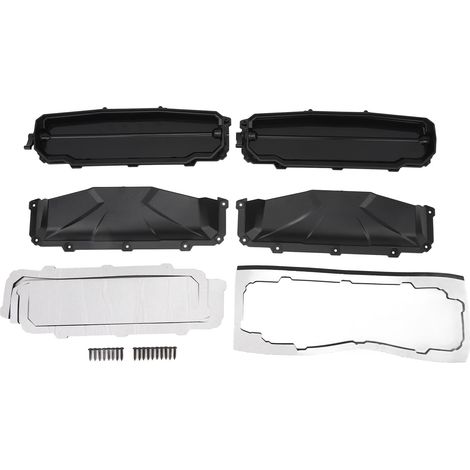 Pare-brise UTV Kit Aération Joint Étanche Pièces avec Vents Antibuée pour Verre Polycarbonate Traité Dur (1/5)