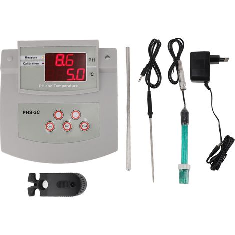 pH-mètre de laboratoire sur table pH-mètre de précision avec calibration automatique pour aquarium et piscine (1/5)