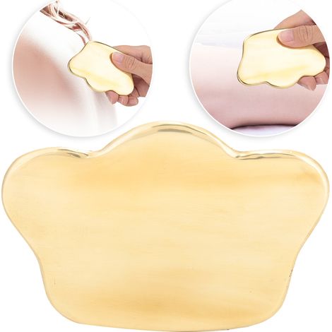 Gua Sha-Werkzeug aus reinem Kupfer für Massage und Akupunktur – Körper-Spa-Schaber (1/5)