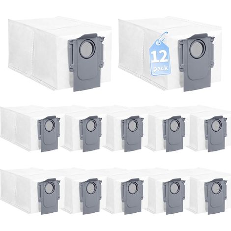12 Sacs pour roborock S7 T7S T7Splus, Accessoires à Poussière pour Aspirateur Robot (1/5)