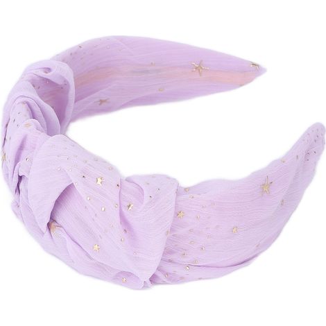 Bandeau à paillettes violet pour soirée et événements spéciaux - Accessoire mode cadeau pour femmes et adolescentes (1/5)