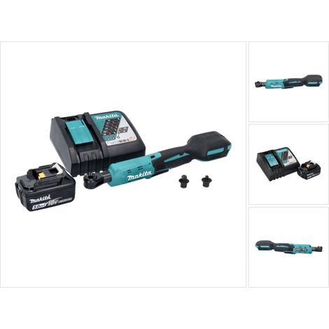 Avvitatore a cricchetto a batteria Makita DWR 180 RT1 18 V 47,5 Nm 1/4" 3/8" + 1x batteria ricaricabile 5,0 Ah + caricabatterie