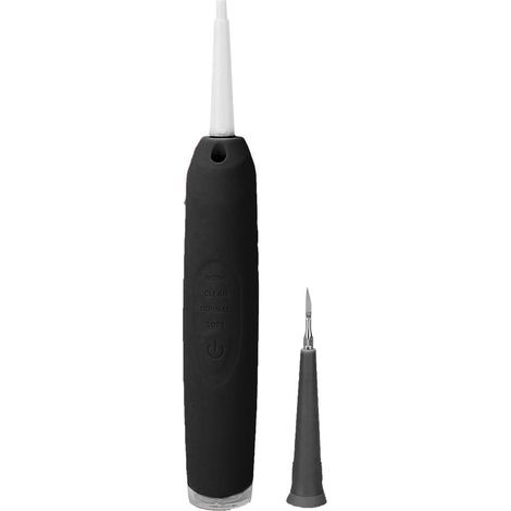 Détartreur électrique portable pour les soins dentaires à domicile et en voyage (noir) (1/5)