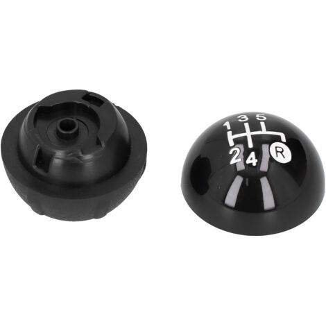 TONYSA Pommeau de levier de vitesse avec capuchon, Kit de remplacement de couvercle décoratif adapté pour Fiat 500 500C 2007 – 2018 LHD RHD (1/5)