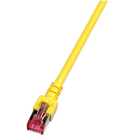 EFB-ELEKTRONIK CÂBLE PATCH RJ45 S/FTP CAT.6 LSZH JAUNE 0,25 M