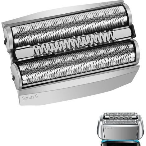 Têtes de rasage de rechange pour la série 83M, accessoires pour rasoirs à grille Braun Série 8, tête de rasage de rechange compatible avec les rasoirs pour hommes Braun S8 8325S, 8330S, 8360CC et 8365 (1/4)