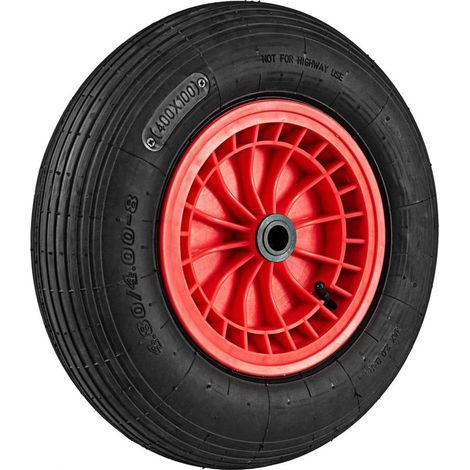 Pneu en caoutchouc pour brouette 4.80/4.00-8, capacité 250 kg (1/5)