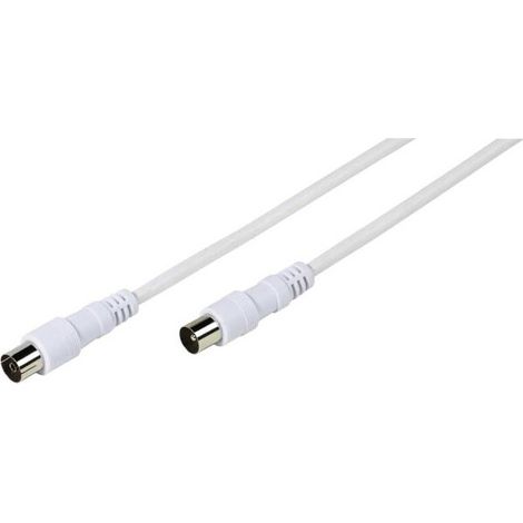 Vivanco TV-/Radio-Antennenkabel Weiss (1/2)