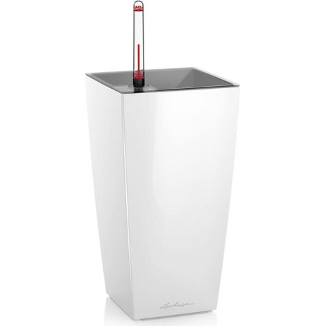 Pot Lechuza Maxi Cubi 14 Premium Kit complet - Différents Coloris Blanc (1/4)