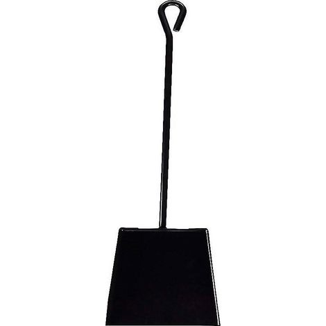 F.C. badil chapa grande 60 cm 34202 , Recogedor de chapa 34202 negroTamaño 600mmMango recto con anilla para colgar. (1/2)
