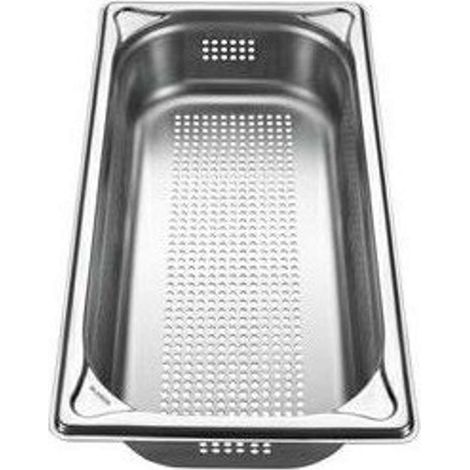 BLANCO Gastronorm serbatoio, Acciaio Inox, P GN 1/3 – 65, con fori, capacità 2,5 L, 1 pezzi, 1565814 (1/2)