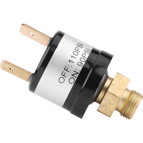 Pressostat d'air universel pour compresseur auto DC12-36V 3A 90-110 PSI (1/5)