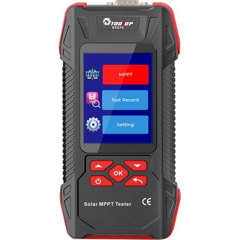 Tester di potenza solare MPPT da 2000 W, schermo da 3,2 pollici, misuratore fotovoltaico, test Pmax Voc Isc (1/5)