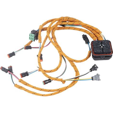 Faisceau de câbles moteur pour CAT 2358202 TOSD-28-010, remplacement 235-8202, compatible avec pièces d'origine, kit de câblage électrique robuste, idéal pour engins de chantier. (1/5)
