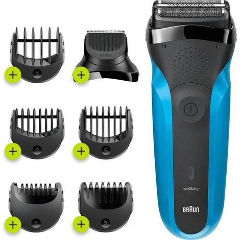 Braun - Afeitadora masculina Series 3 310BT, azul/negro 4210201276425 (1/5)