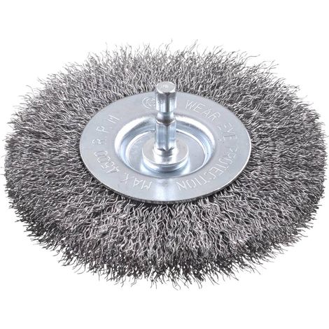 KWB BROSSE CIRCULAIRE DE PONÇAGE-DOPPELDICK HSS EN ACIER ONDULÉ 6078-30 (1/4)