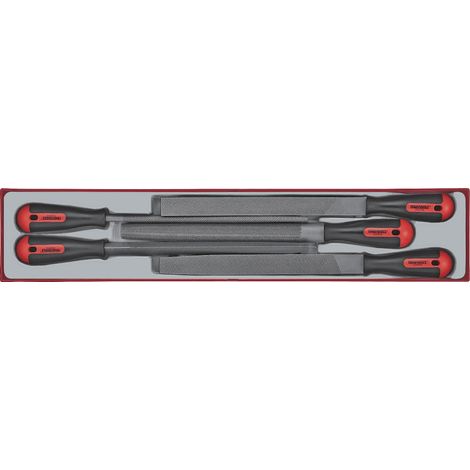 Jeu de limes TTX4 tray 250mmL 5 pièces Teng Tools TTXF05 (1/2)