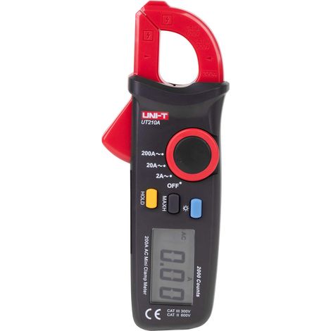 UNI-T UT210A/MIE0172 Multimetro a pinza digitale AC DC tensione corrente frequenza resistenza auto Range (1/4)